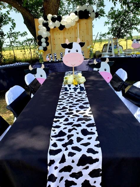 cow birthday party theme